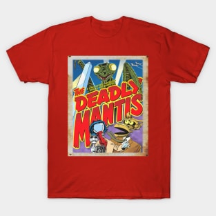 Mystery Science Rusty Barn Sign 3000 - The Deadly Mantis T-Shirt